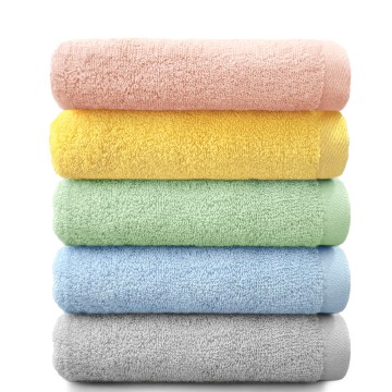 록신 심플컬러무지 세면타월 40수 130g 코마사 호텔수건 5장